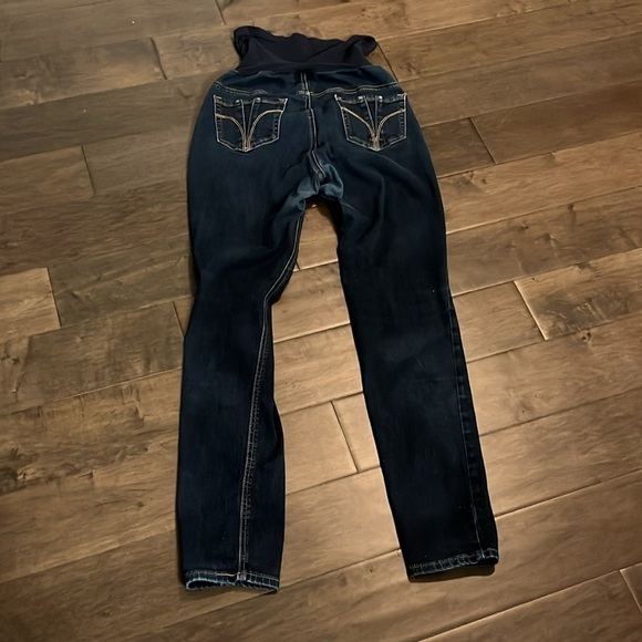 Women’s large maternity blue jeans, denim - Picture 5 of 5